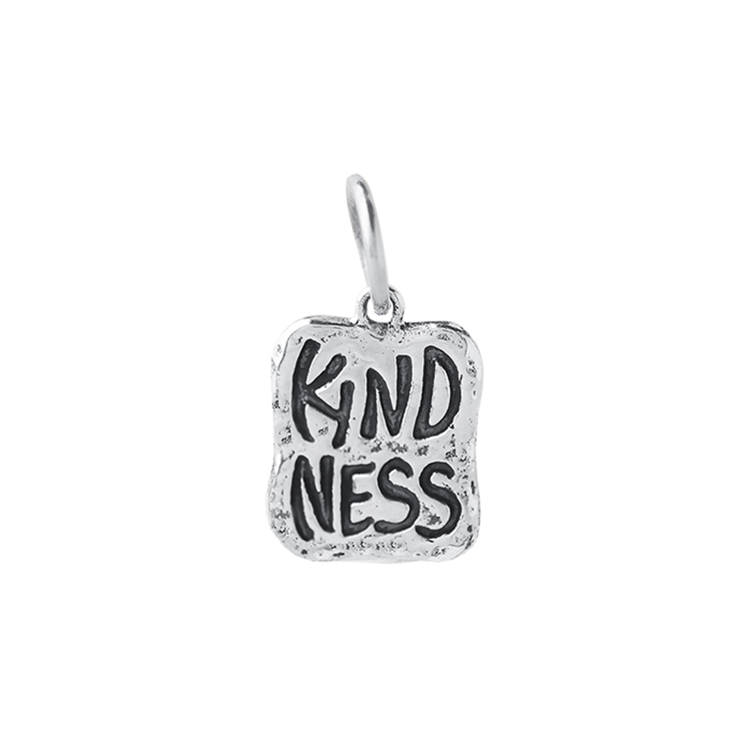 Waxing Poetic Beginning of Wisdom Charm - Kindness - Sterling Silver