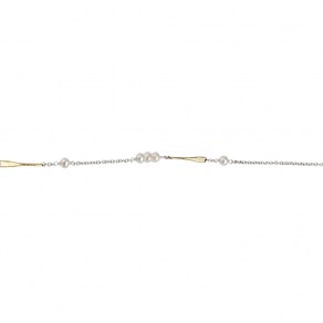 Waxing Poetic Lume Chain -  Freshwater Pearl - 55cm
