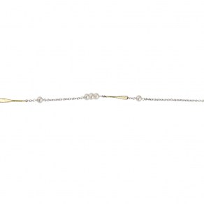 Waxing Poetic Lume Chain - Freshwater Pearl - 76cm
