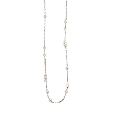 Waxing Poetic Lume Chain - Freshwater Pearl - 76cm