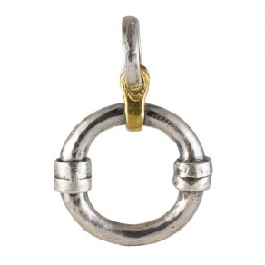 Waxing Poetic Orbit Charm Catcher - Sterling Silver and Brass
