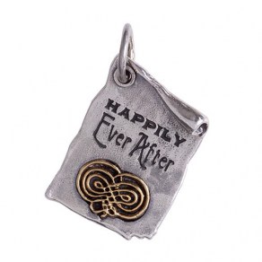 Waxing Poetic STORYBOOK PAGE - HAPPILY EVER AFTER - Sterling Silver & Brass