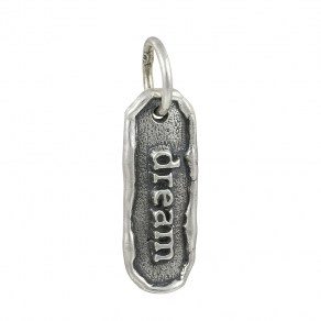 Waxing Poetic Word Play Charm - Sterling Silver - Dream
