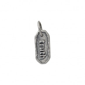 Waxing Poetic Word Play Charm - Truth - Sterling Silver