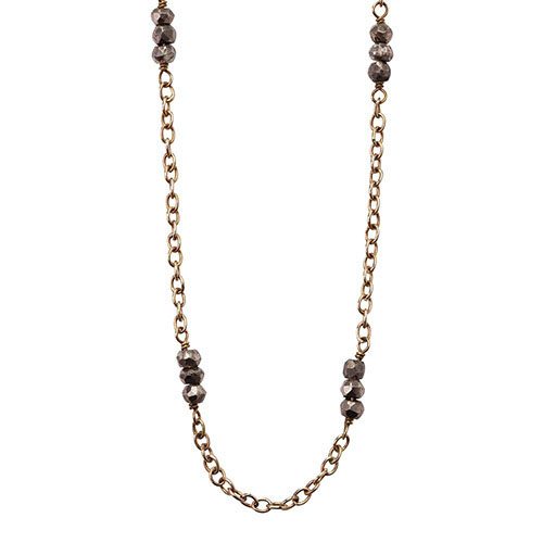 Waxing Poetic Favorite Muse Cable Chain 61cmBrass / Pyrite