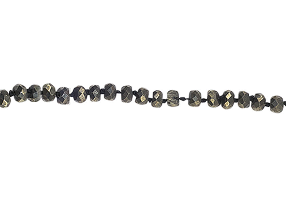 Waxing Poetic Worlds Away Necklace - Pyrite - 81cm