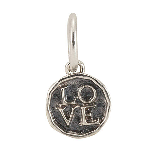 Waxing Poetic Circle of Love Charm - Sterling Silver