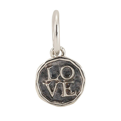 Waxing Poetic Circle of Love Charm - Sterling Silver
