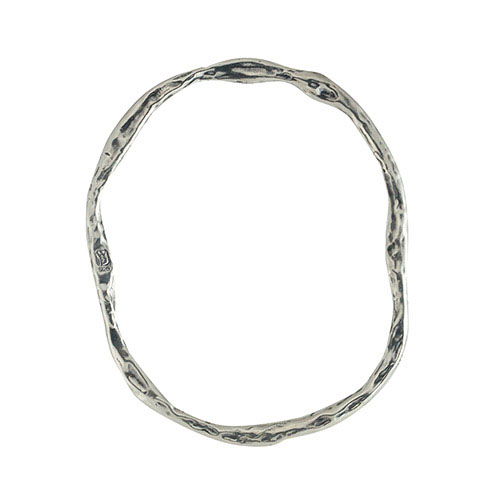 Waxing Poetic Free Form Bangle Bracelet - Sterling Silver