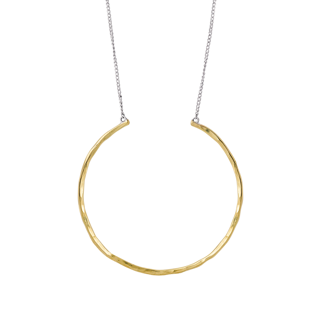 Waxing Poetic Hold Space Circle Necklace