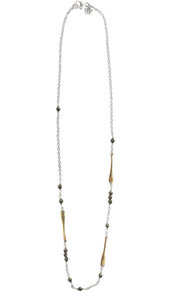 Waxing Poetic Lume Chain - Pyrite - 45cm