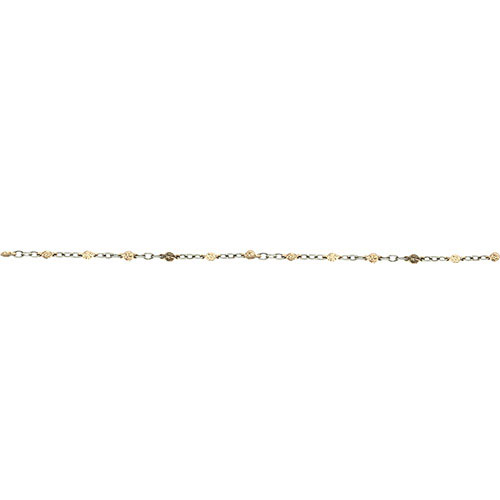 Waxing Poetic Wayfinder Chain - 45cm - Brass, Sterling Silver