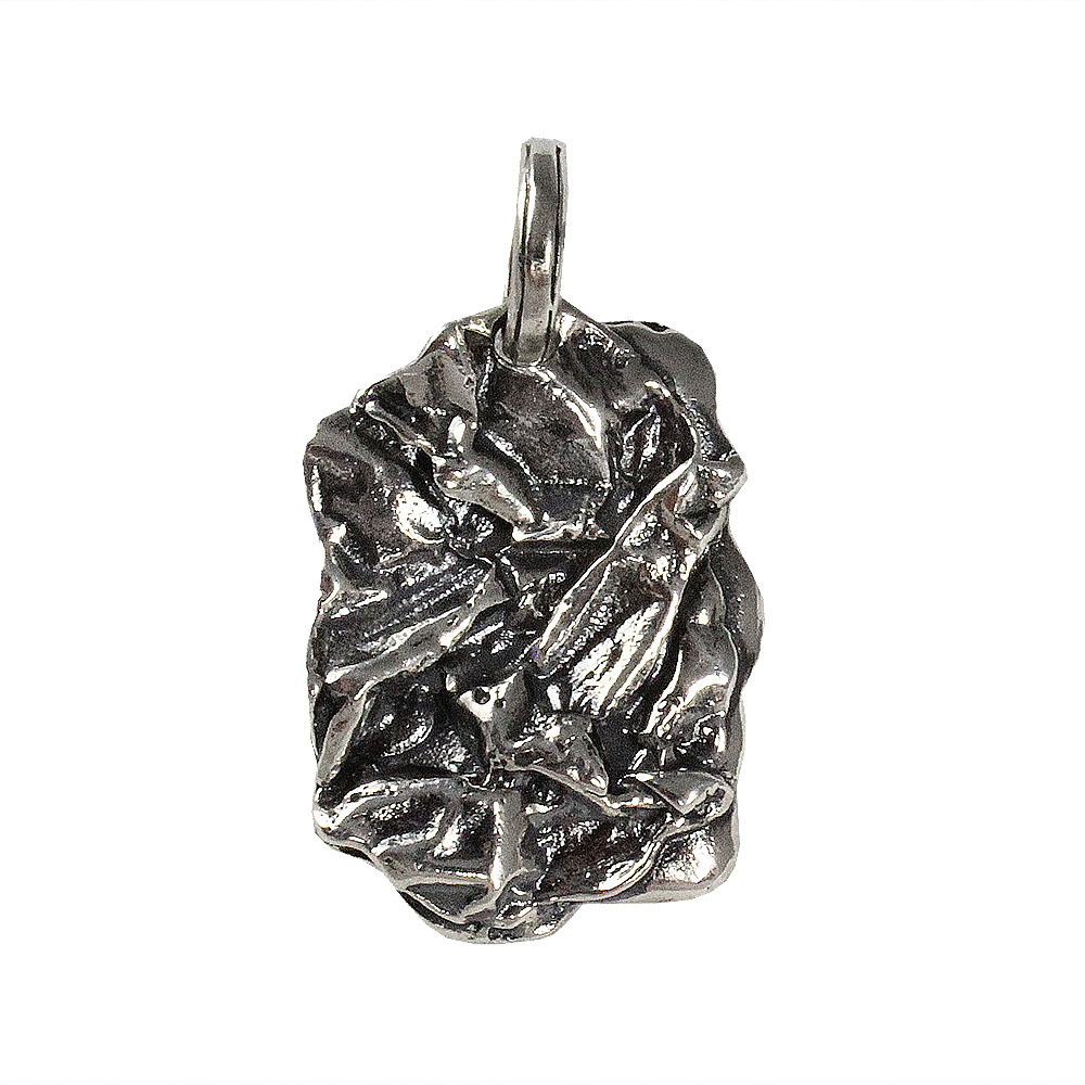 Waxing Poetic Melange Pendant - Ridge - Sterling Silver