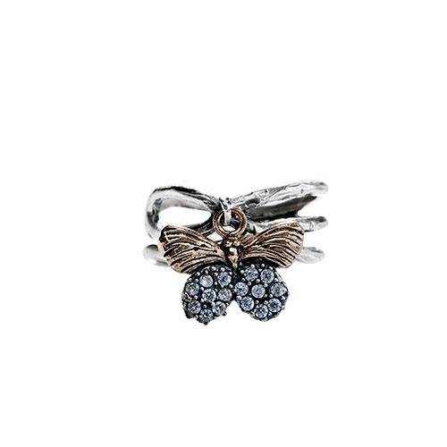 Waxing Poetic Natural Beauties Ring Butterfly