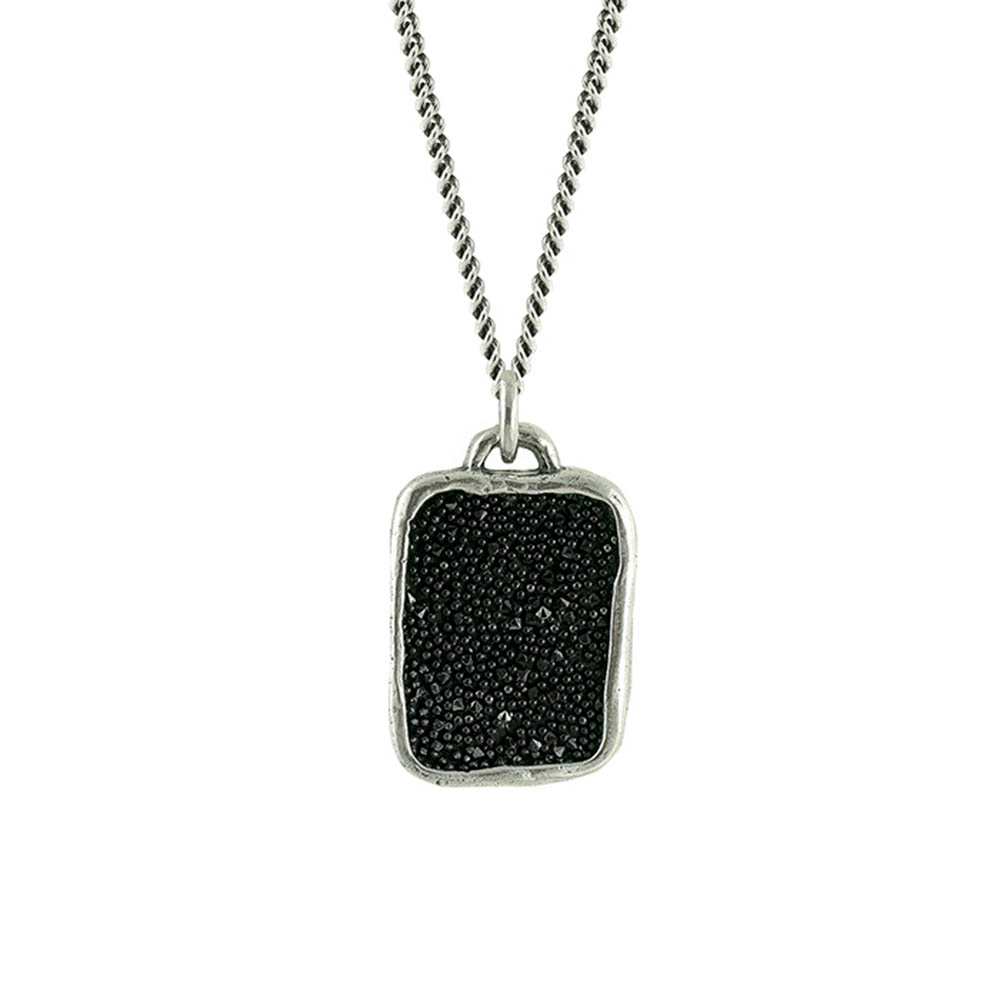 Waxing Poetic Nightrove Necklace - Sterling Silver and Swarovski Crystals
