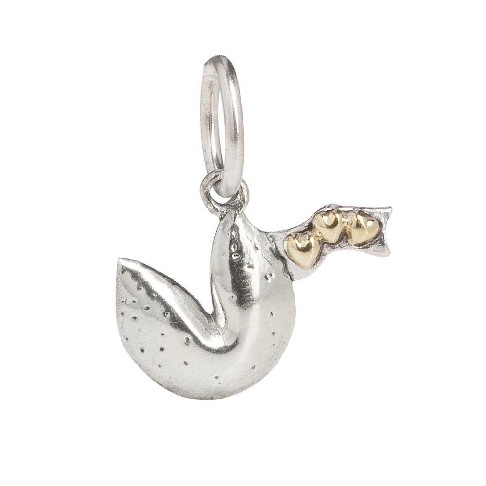 Waxing Poetic Personal Vocabulary Charm - Fortune Cookie Love - Sterling S