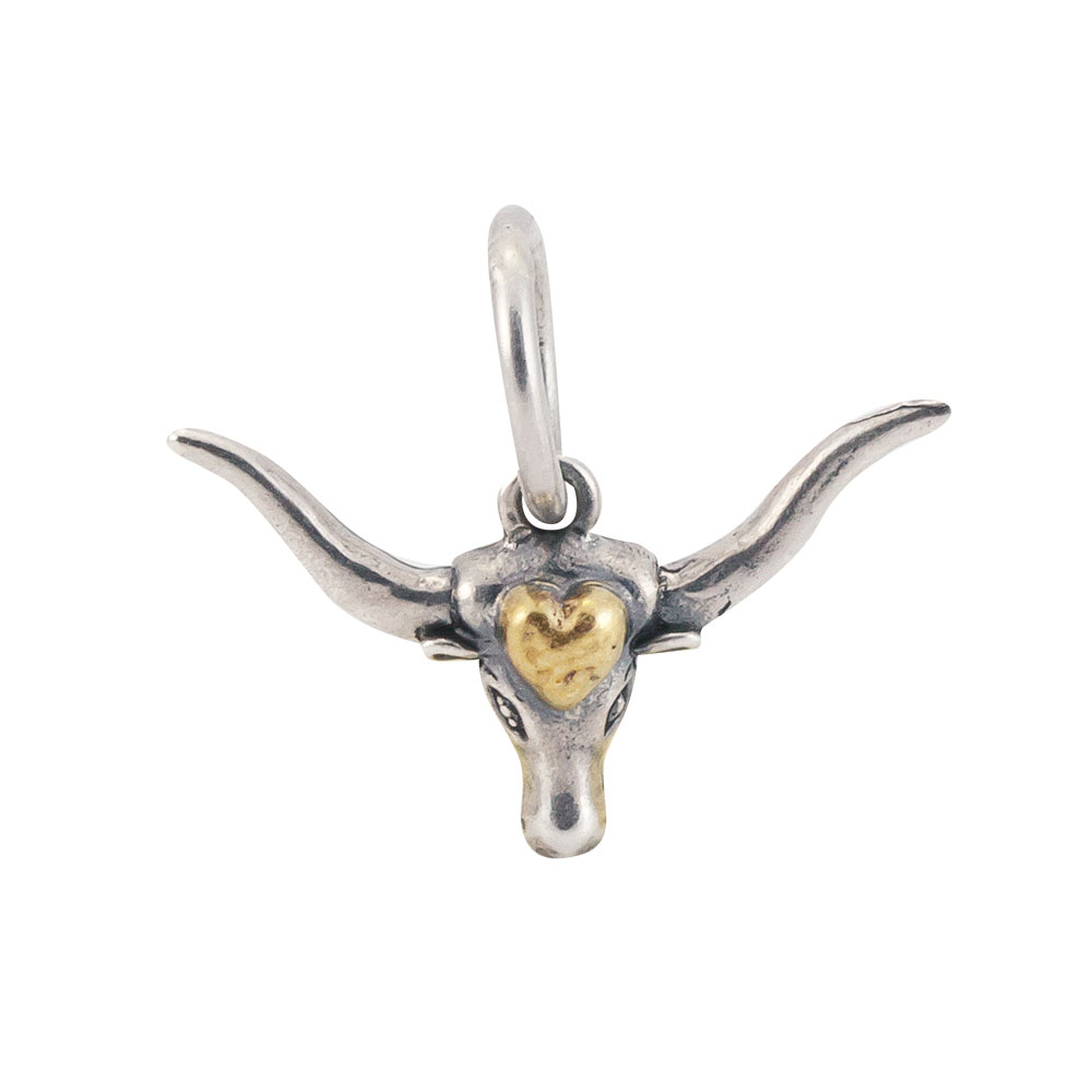 Waxing Poetic Personal Vocabulary Charm - Longhorn Love - S.Silver & Brass