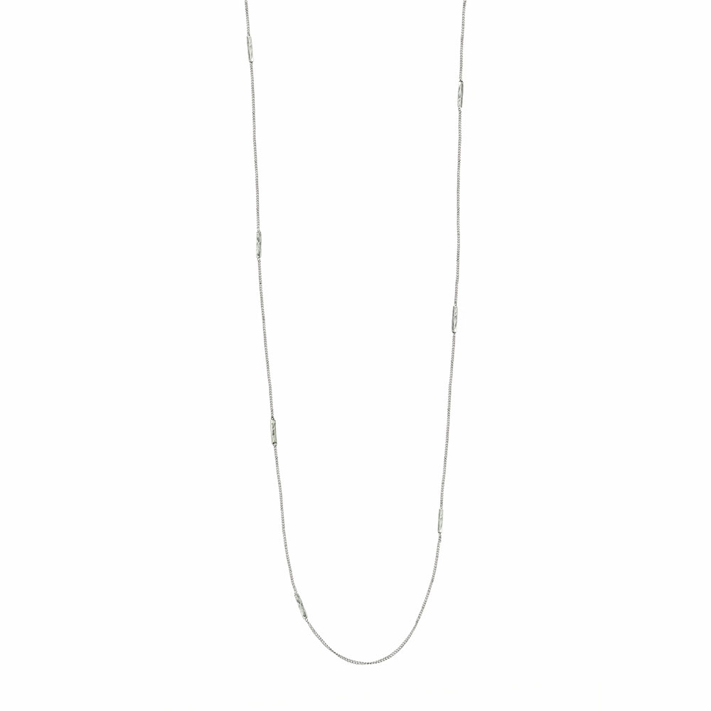 Waxing Poetic Bar Minuet Chain - Sterling Silver - 71cm