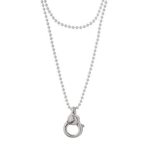 Waxing Poetic Collector Charm Catcher Necklace - Silver 71cm