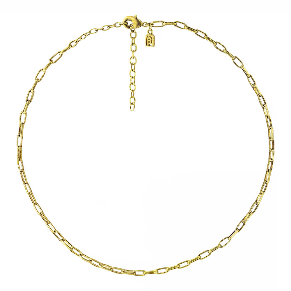 Waxing Poetic Seppo Choker - Brass -  33cm + 7.6cm Extender